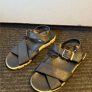Womens Black Sandals